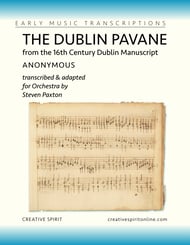 DUBLIN PAVANE, THE for Band Orchestra sheet music cover Thumbnail